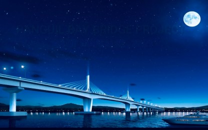 <p><strong>PERSPECTIVE</strong>. The PHP7-billion Panguil Bay Bridge, which will connect Misamis Occidental and Lanao del Norte provinces, is visualized in this architect's perspective. The National Economic and Development Authority 10 (Northern Mindanao) on Friday (June 4, 2021) assured the project would be completed by 2023. <em>(Photo courtesy of DPWH-10)</em></p>