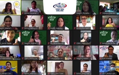 <p><strong>MENTORING PROGRAM</strong>. Screenshot shows some of the 48 entrepreneurs in Central Visayas who have finished the multi-sectoral batch of the Kapatid Mentor Micro Entrepreneurs-Money Market Encounter (KMME-MME) program of the Department of Trade and Industry. Of this batch, 13 mentee-graduates were from Cebu, 13 from Bohol, 14 from Negros Oriental, and eight from Siquijor. <em>(Screenshot from DTI-7)</em></p>