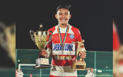 <p> Far Eastern University midfielder Kieth Absalon<em> (Photo courtesy of Malaya FC Facebook page)</em></p>