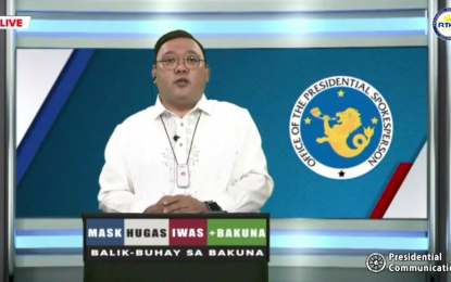 <p>Presidential Spokesperson Harry Roque <em>(Screengrab)</em></p>