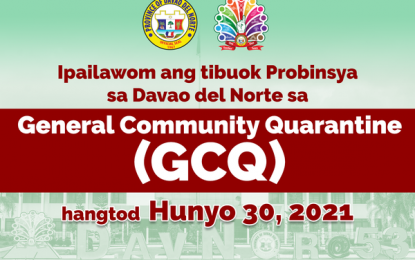 Davnor Under Gcq Until End June Philippine News Agency [ 260 x 415 Pixel ]