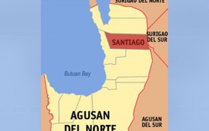Map Santiago Agusan Norte 
