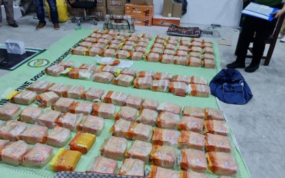 <p><strong>BIG CATCH.</strong> Authorities seize PHP795.6 million worth of shabu in a buy-bust operation in Imus, Cavite on Sunday (June 13, 2021). Another PHP251 million worth of shabu was seized in another operation in Parañaque City on the same day. <em>(Photo courtesy of PDEA)</em></p>