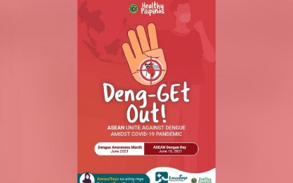<p><strong>DENGUE AWARENESS MONTH</strong>. The Department of Health Center for Health Development in the Ilocos Region reminds the public to practice the 4S habit. 4S stands for search and destroy mosquito-breeding sites, applying self-protection measures, seeking early consultation, and supporting fogging or spraying in times of impending outbreaks.<em> (Photo courtesy of Healthy Pilipinas Facebook page)</em></p>
