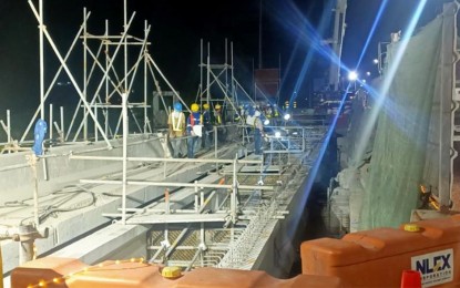 <p><strong>REHABILITATION</strong>. The NLEX Corporation conducts the rehabilitation of the Meycauayan bridge in Bulacan to provide a safer and more comfortable journey to motorists. Also being rehabilitated is the Bigaa bridge in Balagtas town<em>. (Photo courtesy of NLEX Corporation)</em></p>