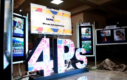 <p><strong>10 YEARS.</strong> A gallery of the Pantawid Pamilyang Pilipino Program, featuring achievements for the past decade, opens at the Department of Social Welfare and Development office in Quezon City on June 8, 2021. The event also marked two years since Republic Act 11310, or the 4Ps Act, was signed into law by President Rodrigo Duterte.<em> (Photo courtesy of 4Ps Facebook)</em></p>