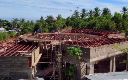 <p><strong>PLANETARIUM</strong>. Ongoing construction of the first planetarium facility in Mindanao located in El Salvador City, Misamis Oriental province. The provincial government announced on Wednesday (June 23, 2021) the facility will be finished by August this year. (<em>Photo courtesy of Misamis Oriental Provincial Information Office</em>) </p>