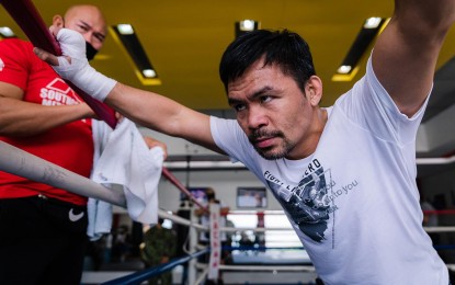 <p>Filipino boxing superstar and Senator Manny Pacquiao <em>(Pacquiao’s FB page photo)</em></p>