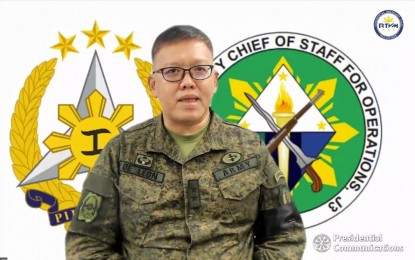 <p>Maj. Gen. Edgardo de Leon, Armed Forces of the Philippines Deputy Chief-of-Staff for Operations (<em>Screengrab</em>)</p>