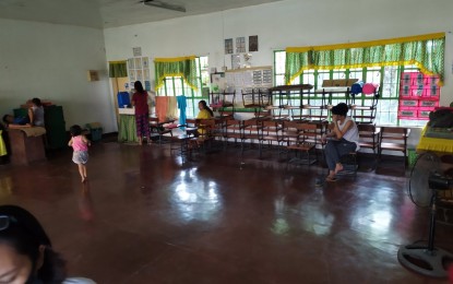 <p><strong>TEMPORARY SHELTER. </strong>Bilaran Elementary School in Nasugbu, Batangas has been turned into an evacuation center on Friday (July 2, 2021). Families affected by the Taal Volcano unrest have been asked to leave their homes.<em> (Photo courtesy of Nasugbu-PIO)</em></p>