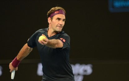 <p>Switzerland's Roger Federer</p>