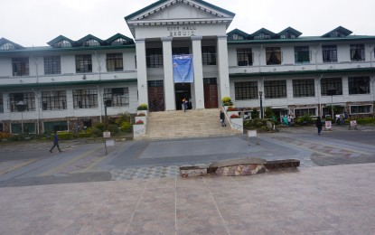 <p><strong>WIDER LOCKDOWN</strong>. Photo of the Baguio City Hall. City information officer Aileen Refuerzo on Friday (July 9, 2021) said the city government's lockdown now covers a wider area like a sub-village.<em> (PNA file photo)</em></p>