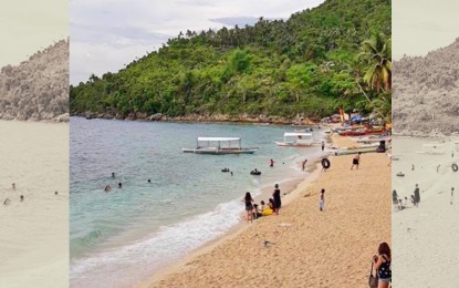 <p><strong>HERMIT'S COVE</strong>. Beachgoers enjoy the pristine beachfront of the Hermit's Cove in Aloguinsan in southwestern Cebu. More and more tourists are discovering the beauty of the area which will be launched as a new dive destination in the province. <em>(Photo courtesy of Farla Garcia)</em></p>