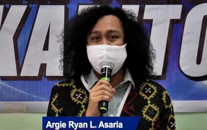 <p>Argie Ryan Asaria, South Cotabato senior tourism operations officer <em>(Screengrab from livestreamed press conference)</em></p>