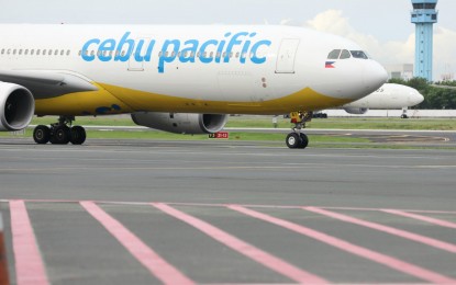 <p>Cebu Pacific plane <em>(File photo</em>)</p>