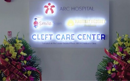 <p><strong>CLEFT SERVICES.</strong> A new comprehensive cleft center  opened at the ARC Hospital in Lapu-Lapu City, Cebu on Wednesday (July 21, 2021). The center will make cleft care services more accessible to affected individuals and families in Cebu and the neighboring provinces. <em>(Photo courtesy of Smile Train)</em></p>
