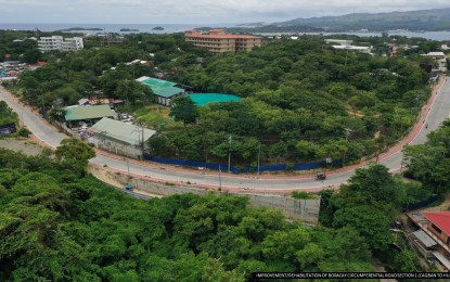 <p><strong>IMPROVED</strong>. The portion of the Boracay circumferential road section from Cagban Port to the Hue Hotel in Boracay Island’s Station 2. The Department of Public Works and Highways (DPWH) has reported an 87.71-percent completion of the funded road section as of July 15, 2021.<em> (Photo courtesy of DPWH-6)</em></p>