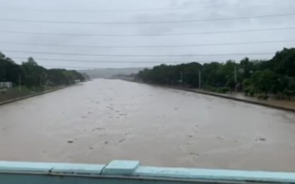 <p><strong>RIVER ALERT.</strong> The water level of the Marikina River has reached 16.4 meters as of 10 a.m. on Saturday (July 24, 2021). About 3,000 families have been evacuated in communities near the river as heavy monsoon rains continue to drench Metro Manila and most of Luzon. <em>(Screengrab from PTV video)</em></p>