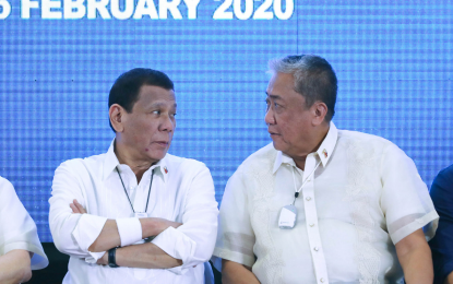 <p>President Rodrigo Roa Duterte and Transportation Secretary Arthur “Art” Tugade <em>(File photo)</em></p>