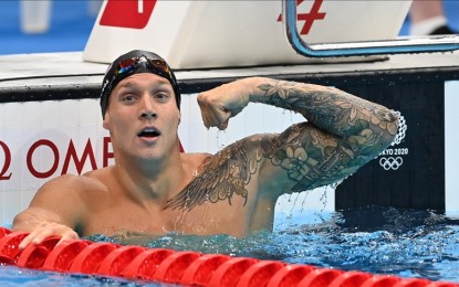 <p>US swimmer Caeleb Dressel <em>(Anadolu photo)</em></p>