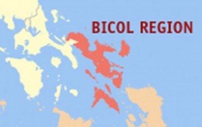 <p>Google map of Bicol Region</p>