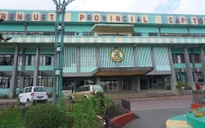 <p>Façade of the Benguet provincial capitol building in La Trinidad, Benguet<em> (PNA file photo)</em></p>