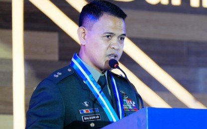 <p>Lt. Col. John Paul Baldomar<em> (Photo grabbed from Baldomar's Facebook page)</em></p>