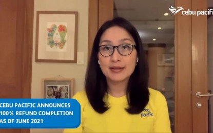 <p>Cebu Pacific vice president for marketing and customer experience, Candice Iyog (<em>screenshot from Cebu Pacific Air's Facebook page</em>)</p>