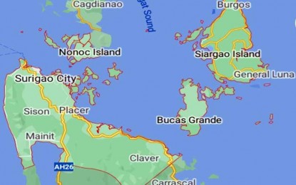 <p>Google map of Surigao del Norte</p>
<p> </p>