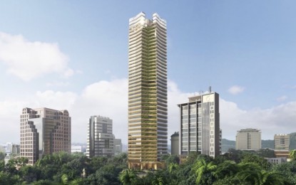 <p><strong>BOUNCING BACK</strong>. Photo shows an artist’s sketch of Masters Tower Cebu which will soon house the five-star Sofitel Cebu City operated by French multinational hotel chain Accor. Developer Cebu Landmasters Inc. is ramping up its hotel portfolio as it expects the tourism industry to strongly bounce back once travel restrictions are lifted post-pandemic.<em> (Photo courtesy of CLI)</em></p>