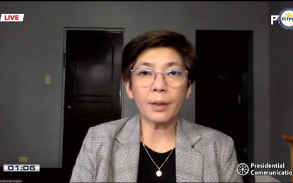 <p>DOH Undersecretary Maria Rosario Vergeire.<em> (Screengrab from RTVM video)</em></p>