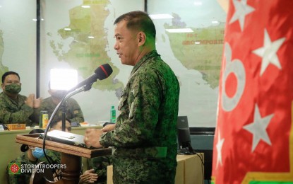 <p><strong>ON TRACK TO END ARMED CONFLICT</strong>. Maj. Gen. Pio Diñoso, commander of the Philippine Army’s 8th Infantry Division shown in this undated photo, said on Tuesday (Aug. 17, 2021) the death of 16 armed rebels and recovery of several firearms in Dolores, Eastern Samar on Aug. 16 is a 'big blow' to the New People’s Army (NPA) in Eastern Samar. The firefight showed the Philippine Army is strong and capable to end the armed conflict, he added. <em>(Philippine Army photo)</em></p>