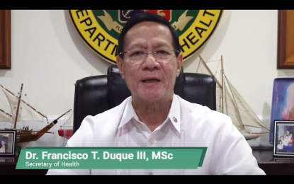 <p>Health Secretary Francisco Duque III <em>(Screengrab)</em></p>