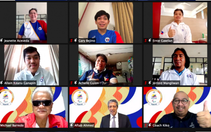 <p>Virtual send-off for Filipino Tokyo Paralympians <em>(Contributed photo)</em></p>