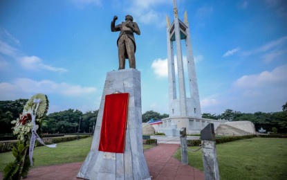 <p><strong>143RD ANNIVERSARY.</strong> Quezon City marks the 143rd birth anniversary of former president Manuel Luis Quezon with the unveiling of a marker on Thursday (Aug. 19. 2021) at the Quezon Memorial Circle, where he is interred. He died in the US in 1944 and his remains were transferred to its current site after World War II. <em>(Photo courtesy of QC Government Facebook)</em></p>