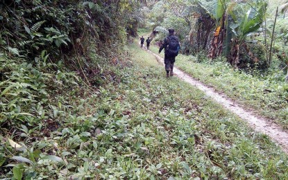 <p><strong>FRESH CLASH.</strong> A portion of the upland village of Lawgawan village in Bontoc, Southern Leyte in this undated photo. Two leaders of the NPA and a soldier died in a clash between the military and communist terrorist group in the area on Wednesday (Aug. 18, 2021).<em> (Photo courtesy of Southern Leyte Police Mobile Force Company)</em></p>