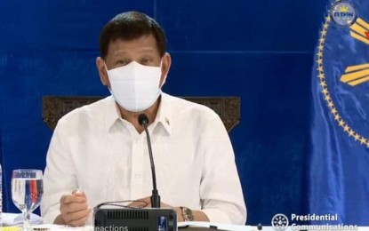 <p>President Rodrigo Duterte <em>(Screengrab from RTVM)</em></p>