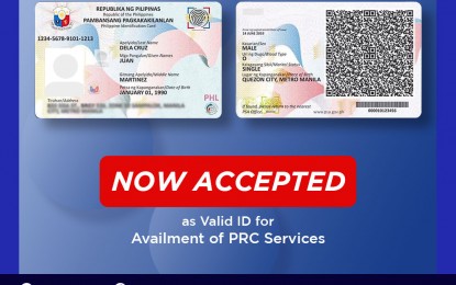 <p>Philippine Identification card <em>(PhilSys photo)</em></p>
