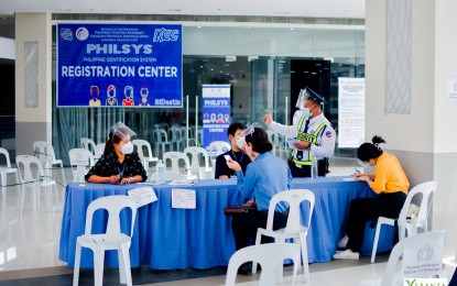 <p><strong>BIOMETRICS.</strong> Applicants of the Philippine Identification System wait for their turn at the Veranza Mall registration center in General Santos City in this Sept. 4, 2021 post on Facebook. After the online registration of demographic data, registrants will be scheduled for the physical Step 2 process where they will have their photographs and fingerprint and iris scans recorded. <em>(Photo courtesy of Veranza GenSan Facebook)</em></p>