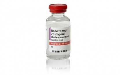 <p>Tocilizumab, sold under the brand name Actemra by Roche<em> (Photo courtesy of Roche)</em></p>