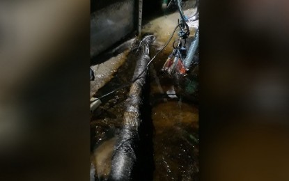 <p><strong>DAMAGED</strong>. The damaged submarine cable of the National Grid Corporation of the Philippines (NGCP). The Iloilo City government and business groups in the metro appealed for the Energy Regulatory Commission to take action as the damaged cable has caused an increase in power rate. <em>(Photo from NGCP FB page)</em></p>