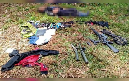 <p><strong>FRESH CLASHES</strong>. Two clashes between New People's Army rebels and Phil. Army soldiers in BUkidnon on Sept 9 and 10 resulted in the death of one, arrest of four including 2 minors, and seizure of eight firearms. (<em>4ID Photo</em>)        </p>