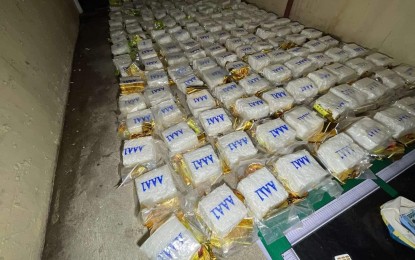 <p><strong>ANOTHER BIG HAUL.</strong> The PHP1.5 billion worth of suspected shabu seized by authorities in separate buy-bust operations in the cities of Imus and Bacoor in Cavite on Sept. 9, 2021. The operations came just three days after the confiscation of PHP4 billion worth of suspected shabu in Zambales and Bataan. <em>(Photo courtesy of Cavite PPO)</em></p>