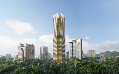 <p><strong>ECONOMIC RECOVERY.</strong> Photo shows an artist's sketch of the Masters Tower Cebu, a new skyscraper rising at the Cebu Business Park. Accelerated economic recovery is expected in Cebu City in three to four years.<em> (Photo courtesy of Accor)</em></p>