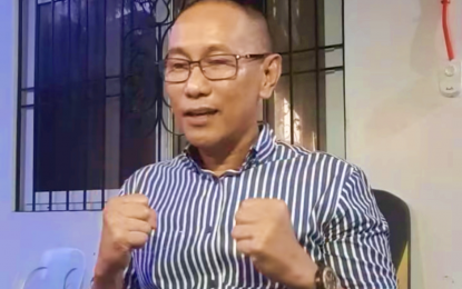 <p><strong>POSTPONED POLLS.</strong> Maguindanao 2nd District Rep. Esmael Mangudadatu clenches his fists in jubilation after participating online in the passage into the final and third reading of House Bill 10121 that reset the BARMM polls from 2022 to 2025 on Wednesday night (Sept. 15, 2021). A total of 187 lawmakers from the Lower Chamber voted in favor of HB 10121 with no opposition nor abstention. <em>(Screengrab from Rep. Mangudadatu’s FB page)</em></p>