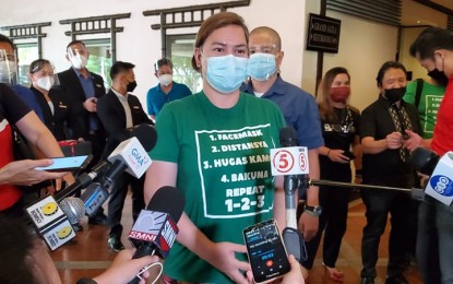 <p>Davao City Mayor Sara Duterte <em>(PNA photo by Che Palicte)</em></p>