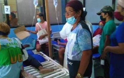 <p><strong>BLAST VICTIMS.</strong> Some of the victims are being treated at a local hospital following the explosion during a volleyball game in Datu Piang, Maguindanao on Saturday (Sept. 18, 2021). Local authorities have blamed the BIFF terror group for the bomb attack. <em>(Photo courtesy of Datu Piang MPS) </em></p>