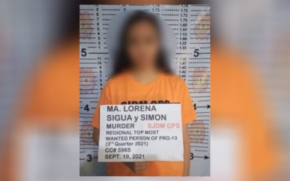<p><strong>ARRESTED</strong>. A female finance officer of the New People’s Army (NPA) was arrested in Barangay Patubig, Marilao town in Bulacan on Sunday afternoon (Sept. 19, 2021). She is linked with members of the Guerilla Front 21, who were tagged as primary suspects in the killing of an Army soldier and a militiaman in Barangay San Juan, Bayugan City on April 22, 2018. <em>(Photo courtesy of the City of San Jose Del Monte Police Station)</em></p>