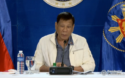 <p>President Rodrigo Duterte <em>(Screengrab from RTVM)</em></p>