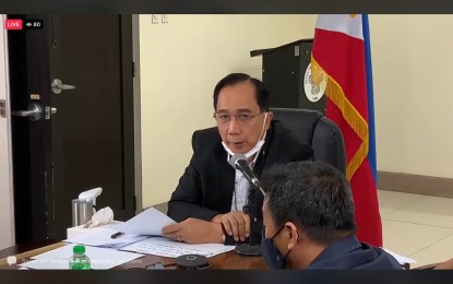 <p><strong>NO TO SMUGGLED GOODS. </strong>Agriculture Secretary William Dar warns importers who are smuggling agricultural produce to the Philippines, during a virtual interview held on Tuesday (Sept. 28, 2021). Dar said his department has formed a task force with the Department of Trade and Industry, Bureau of Customs, and Bureau of Internal Revenue to identify and press charges against these smugglers. (S<em>creengrab) </em></p>